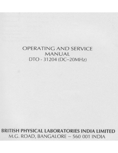 BPL-India DTO-31204 Service Manual (Schematics and part List) Part 1/5 - pag. 22